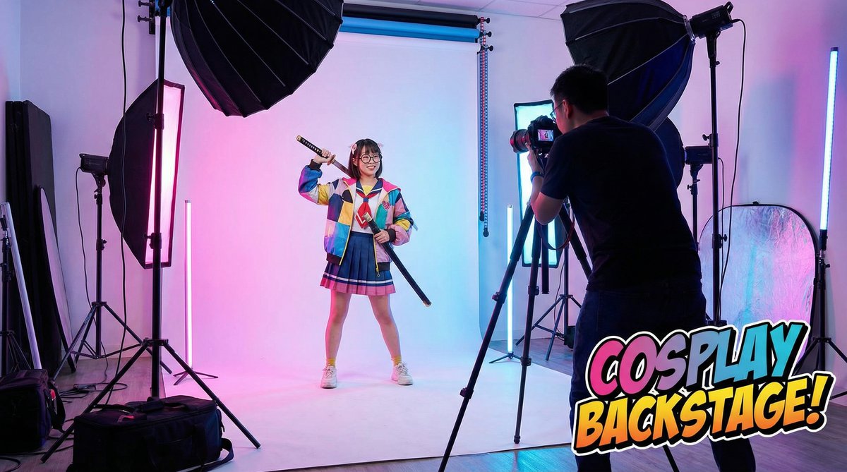 国产主播Cosplay拍摄